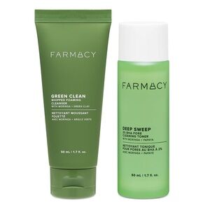 Farmacy foam cleanser & toner duo NIB
